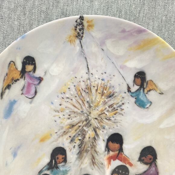Vintage 1992‎ De Grazia The Lord's Candle Artist of the World 8" Collector Plate - Picture 3 of 6